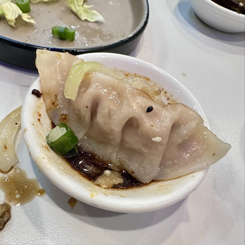 Chicken Pan Seared Dumpling. Yum. Chicken Pan Seared Dumpling. Yum.