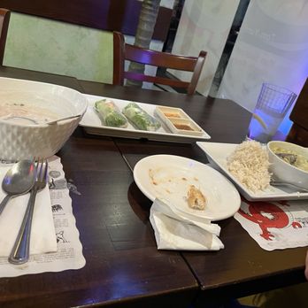 Sala Thai - Tom ka, green curry, fresh spring rolls. - Thai Near Me - Richmond, California Sala Thai - Tom ka, green curry, fresh spring rolls. - Thai Near Me - Richmond, California