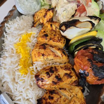 Naan Hut - Chicken Kabob Plate - Persian/Iranian Near Me - Los Angeles, California Naan Hut - Chicken Kabob Plate - Persian/Iranian Near Me - Los Angeles, California
