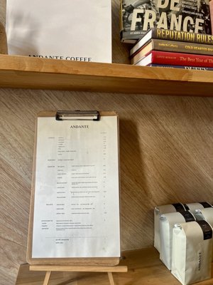 Menu photo 3 Andante Coffee Roasters Los Angeles, CA