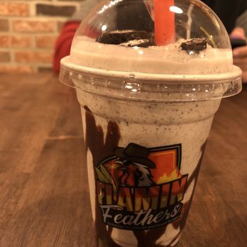Flamin Feathers - Oreo Milkshake - Burgers Near Me - Union, New Jersey