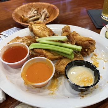 Anchor Bar Leesburg - Old bay wings with side of sauces - Chicken Wings Near Me - Leesburg, Virginia