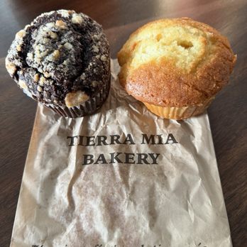 Tierra Mia Coffee - Chocolate tres leches muffin (left) Tres leches muffin (right) - Coffee & Tea Near Me - Anaheim, California Tierra Mia Coffee - Chocolate tres leches muffin (left) Tres leches muffin (right) - Coffee & Tea Near Me - Anaheim, California