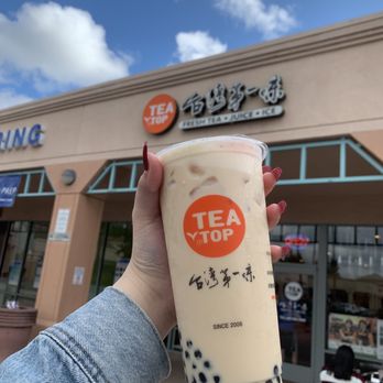 Tea Top - Oolong milk tea with boba - Coffee & Tea Near Me - San Jose, California