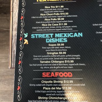La Catrina - Menu - Mexican Near Me - Ellijay, Georgia