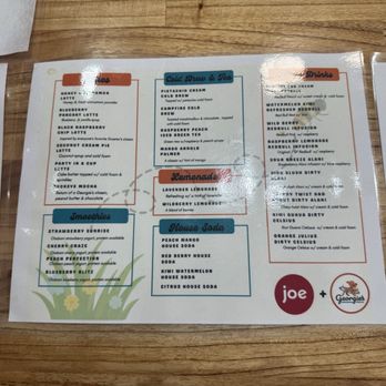 Georgie's Walk-Up - Menu - Coffee & Tea Near Me - Cincinnati, Ohio