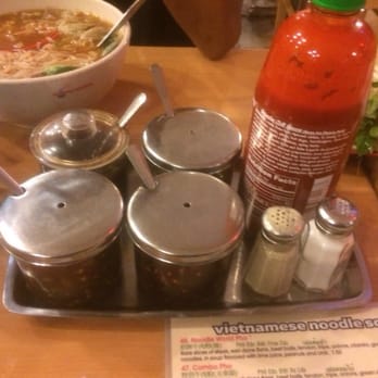 Noodle World - The sauces which I use to shower my food with :D - Chinese Near Me - Alhambra, California Noodle World - The sauces which I use to shower my food with :D - Chinese Near Me - Alhambra, California