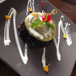 Bangkok Snap - Black sticky rice with Thai custard