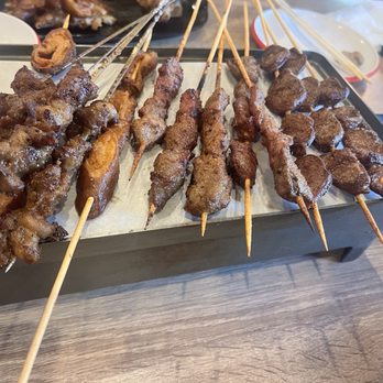 Meet U BBQ - Beef tongue, pork, lamb skewers - Barbeque Near Me - San Gabriel, California
