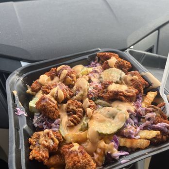 Dave's Hot Chicken - Large Top Loaded Fries - Sandwiches Near Me - Warrensville Heights, Ohio Dave's Hot Chicken - Large Top Loaded Fries - Sandwiches Near Me - Warrensville Heights, Ohio