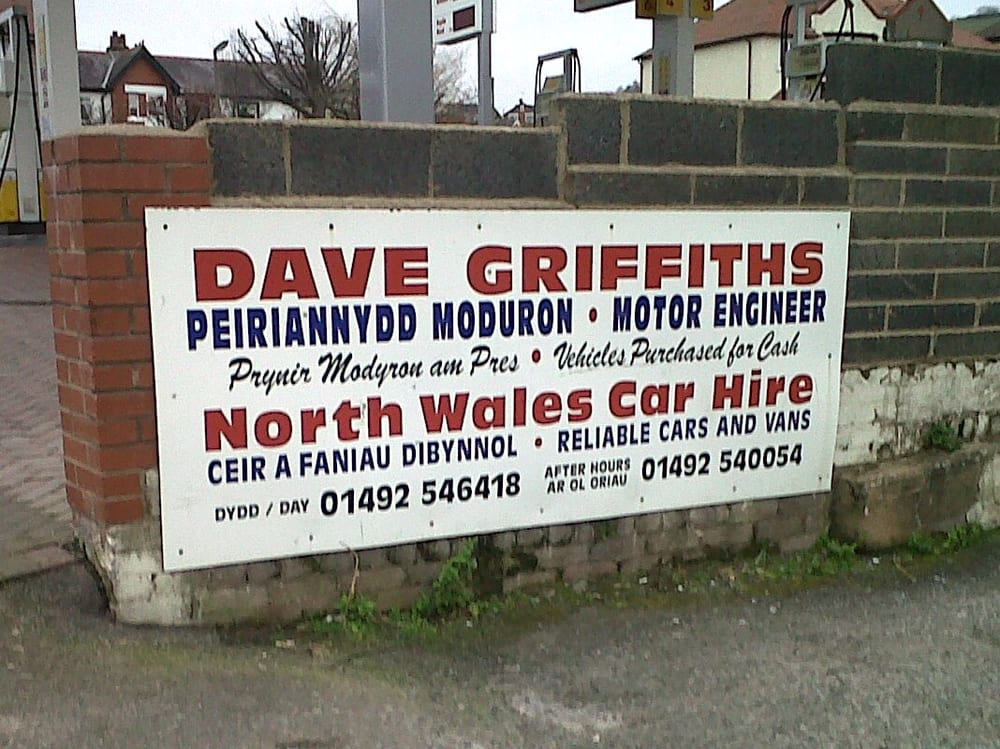 DAVE GRIFFITHS MOTOR ENGINEER 37 Llandudno Road, RhosonSea, Conwy