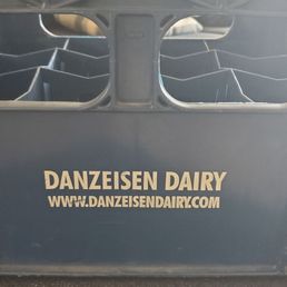First the I went to the dairy store, I was given a crate to carry all my bottles in. I bring it back with my empty bottles every trip