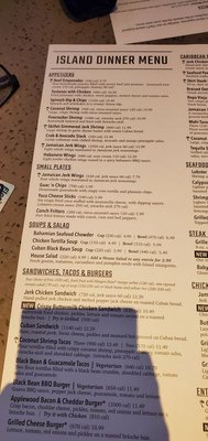 Menu photo 1 Bahama Breeze Daytona Beach, FL Menu photo 1 Bahama Breeze Daytona Beach, FL