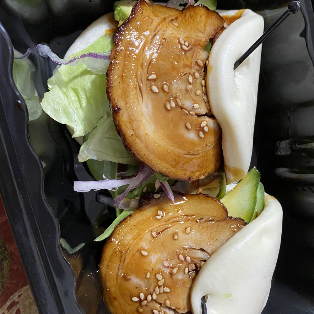 IZA Robata - 2 Pork Belly Bao - Ramen Near Me - Spring, Texas
