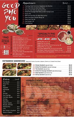 Menu photo 4 Good PHO You Lynnwood, WA