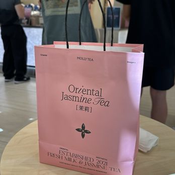 Molly Tea - To-go bag - Bubble Tea Near Me - San Gabriel, California