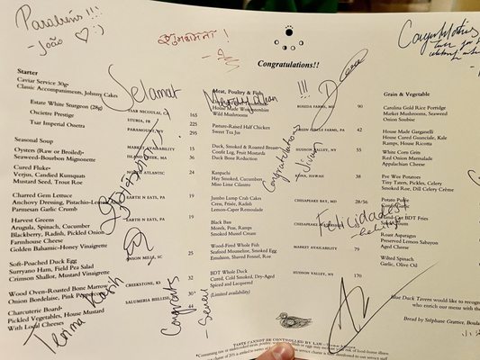Menu photo 6 Blue Duck Tavern Washington, DC, DC Menu photo 6 Blue Duck Tavern Washington, DC, DC