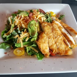 Bin 35 Bistro - Fried Chicken salad. Perfect size for lunch!