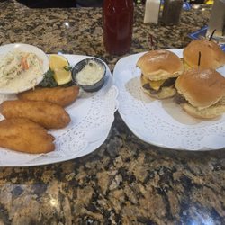 Dangerfield's Restaurant - Fried cod and Sliders