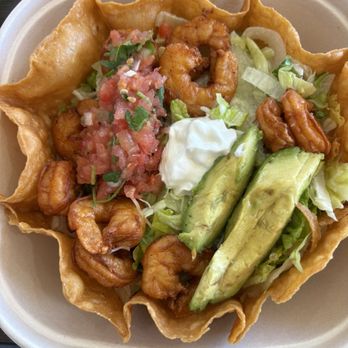 El Pollo Loco - Double Tostada Shrimp Salad - Fast Food Near Me - Carlsbad, California