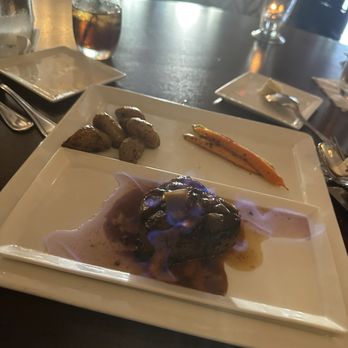 Bentley's Restaurant - Split our fillet bourbon mignon in half since we said we were sharing - French Near Me - Charlotte, North Carolina Bentley's Restaurant - Split our fillet bourbon mignon in half since we said we were sharing - French Near Me - Charlotte, North Carolina