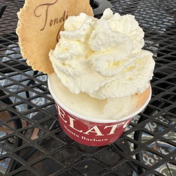 Tondi Gelato - Cute little treat coconut  & lemon - Gelato Near Me - Santa Barbara, California
