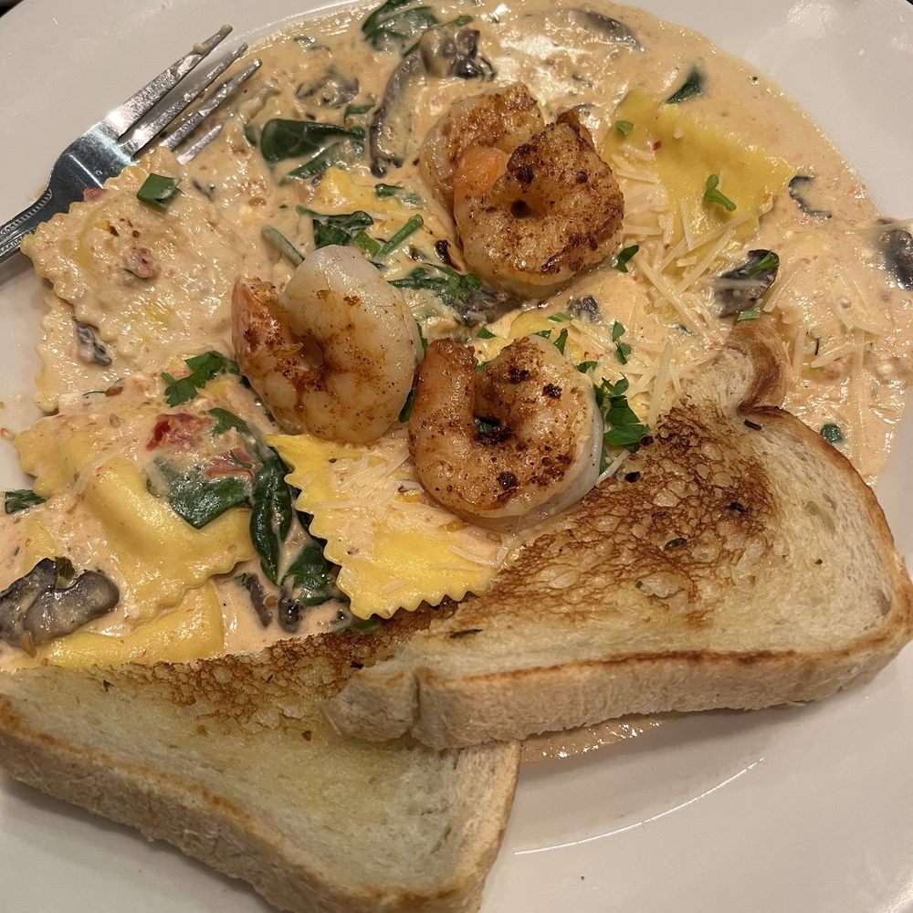 The Beehive Grill - Asiago Ravioli with shrimp - Bars Near Me - Logan, Utah The Beehive Grill - Asiago Ravioli with shrimp - Bars Near Me - Logan, Utah