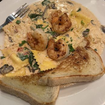 The Beehive Grill - Asiago Ravioli with shrimp - Bars Near Me - Logan, Utah The Beehive Grill - Asiago Ravioli with shrimp - Bars Near Me - Logan, Utah