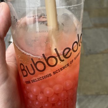 Bubbleology - (The strawberry mint fizz with extra strawberry boba) - Juice Bars & Smoothies Near Me - London, XGL