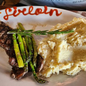 Chops & Eggs - Sirloin with taters - New American Near Me - Corpus Christi, Texas