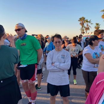 Granada Launch Ramp & Beach - Me running at the Turkey Trot - Beaches Near Me - Long Beach, California