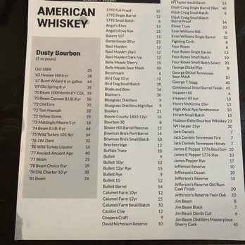 Local Feed - Bourbon list page one - Southern Near Me - Georgetown, Kentucky