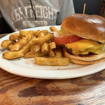 Farm To Fork - Farm Burger with Fries - American Near Me - Ringgold, Georgia Farm To Fork - Farm Burger with Fries - American Near Me - Ringgold, Georgia