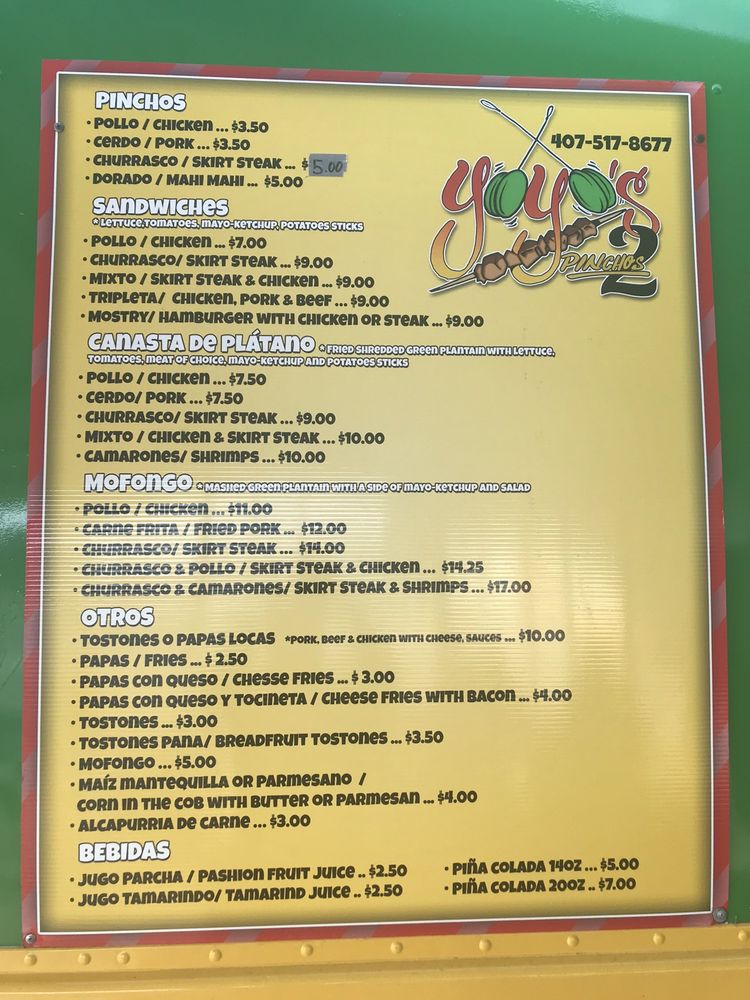 Yoyo's Pinchos 2, Orlando Roadtrippers