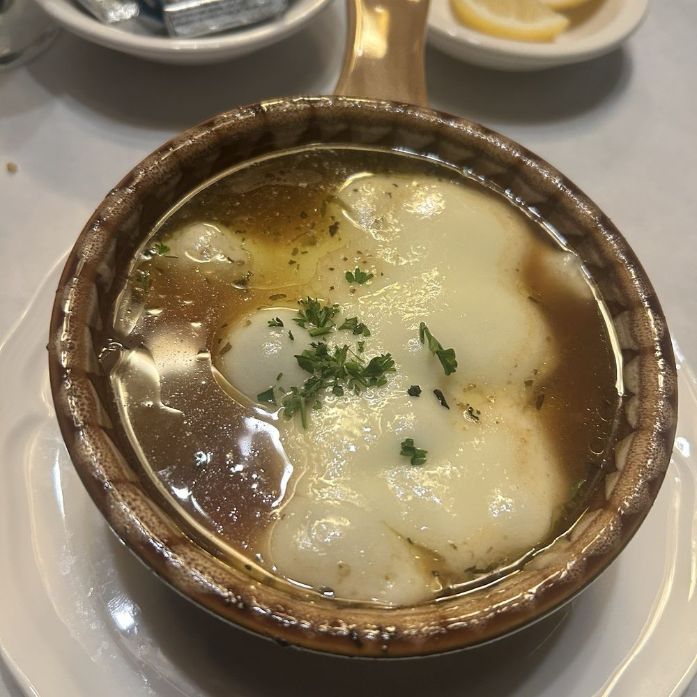Theo's Steaks & Seafood - French onion soup - Seafood Near Me - Highland, Indiana Theo's Steaks & Seafood - French onion soup - Seafood Near Me - Highland, Indiana