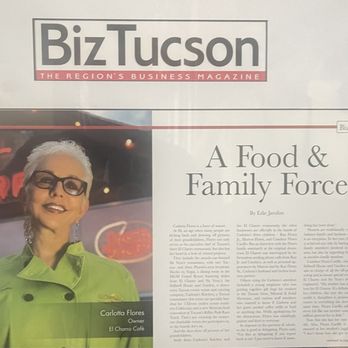 El Charro Cafe - FEMALE EXECUTIVE CHEF. Impressive!!! - Tacos Near Me - Tucson, Arizona