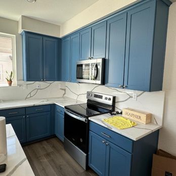 Toms Painters - It looks like a brand new cabinet ! You can change your kitchen perspective only painting the kitchen cabinets ! - Painters Near Me Toms Painters - It looks like a brand new cabinet ! You can change your kitchen perspective only painting the kitchen cabinets ! - Painters Near Me