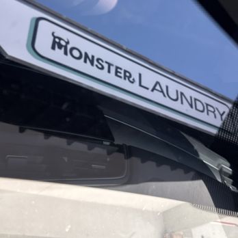 Monster Laundry - Store sign - Laundromat Near Me - Sacramento, California