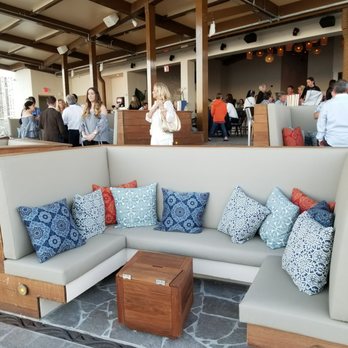 Beach House - Lounging space on the upper deck facing the ocean. - Bars Near Me - Pompano Beach, Florida
