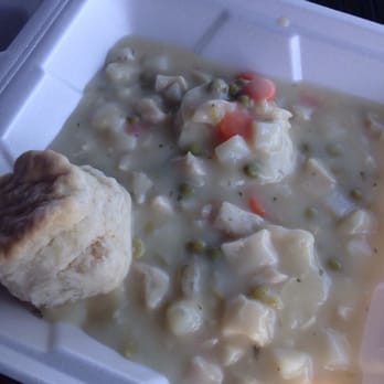 Gramma's Kitchen & Checkered Flag - Chicken & biscuits. Like a pot pie - Breakfast & Brunch Near Me - Walcott, Iowa