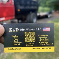 K&D DirtWorks - Business cards.