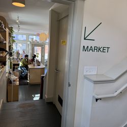 Onggi - The market and cafe seating area is separate from the bakery area.