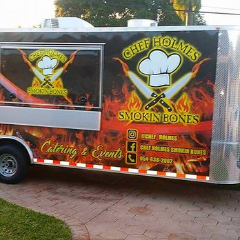 Chef Holmes Smokin Bones - a food truck - Food Trucks Near Me - Hallandale Beach, Florida Chef Holmes Smokin Bones - a food truck - Food Trucks Near Me - Hallandale Beach, Florida