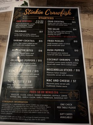 Menu photo 2 Stinkin Crawfish Key West Key West, FL Menu photo 2 Stinkin Crawfish Key West Key West, FL