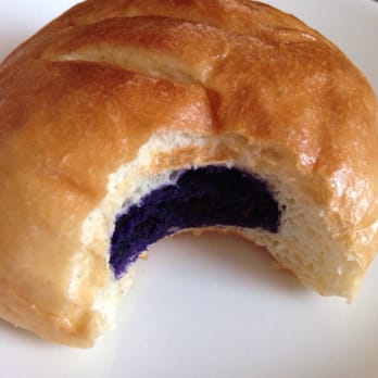 Starbread Bakery - First bite into a pandeube :O - Filipino Near Me - Sacramento, California