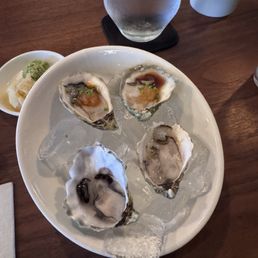 Kumamoto oysters prepared two ways Kumamoto oysters prepared two ways