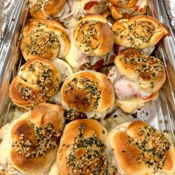 Dusal's Restaurant - Dozen assorted Garlic Knot Sliders. These things are YUGE! And so delicious!