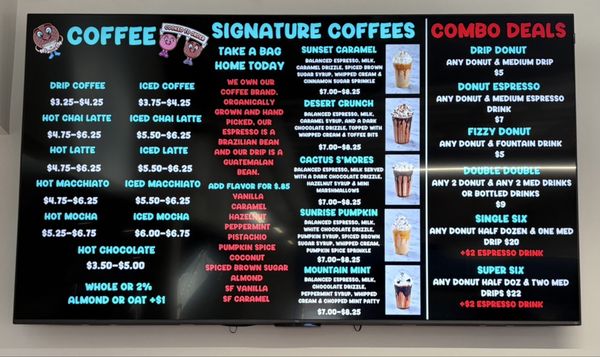 Menu photo 2 Desert Donuts Highlands Ranch, CO