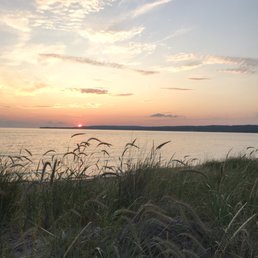 Dune/beach at sunset