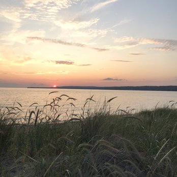 Petoskey State Park - Dune/beach at sunset - Beaches Near Me - Petoskey, Michigan